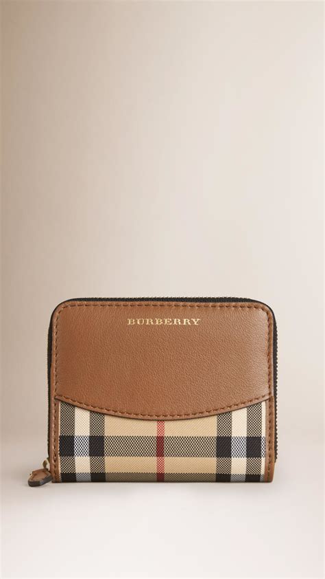 burberry compact zip around wallet|Burberry zip wallet sale.